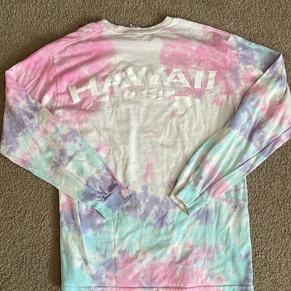 “Hawaii Tie Dye Long sleeve t shirt size medium” - Picture 3 of 8
